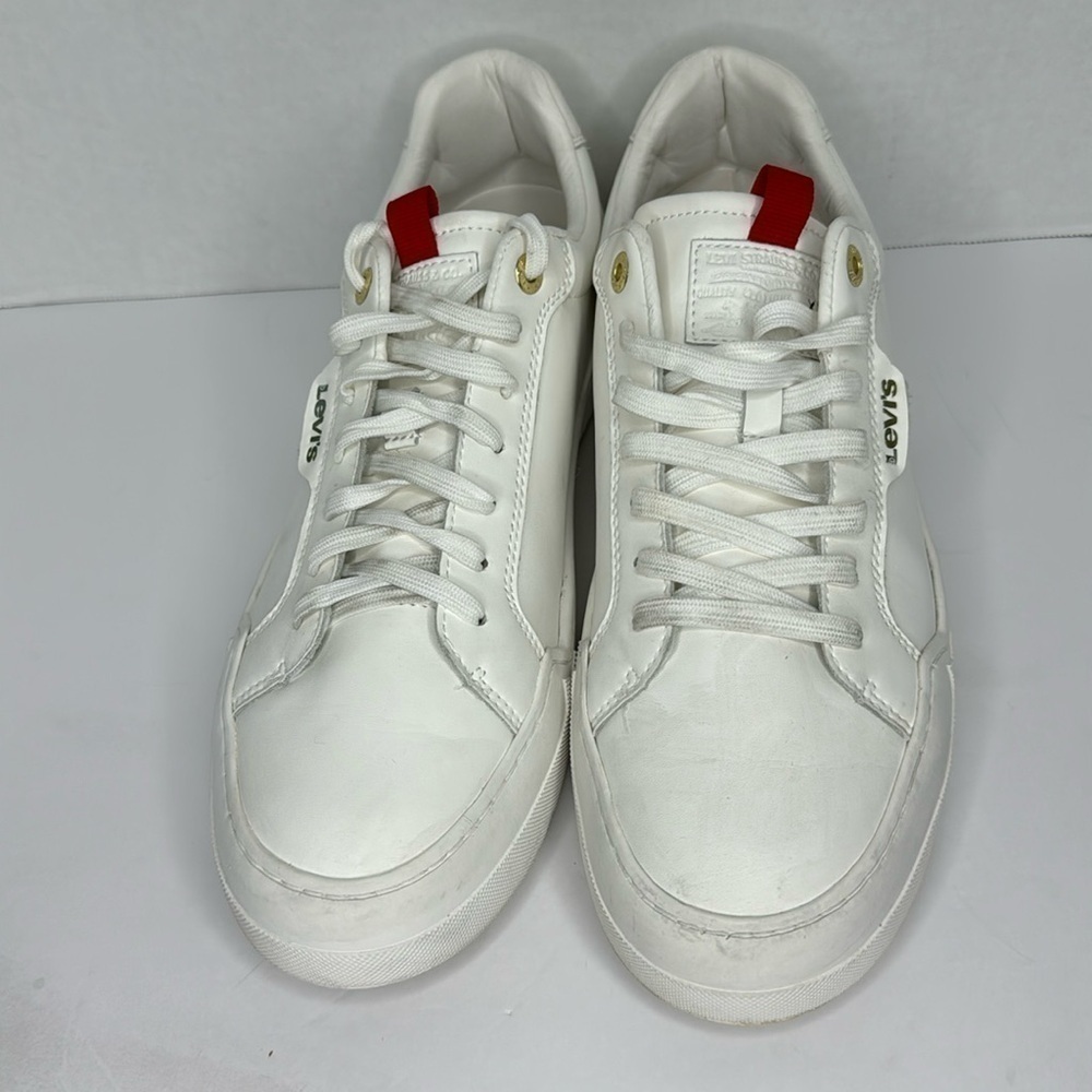 Levi's Men's 521-XX-Essential Sneakers Low Top White Mono Size 11